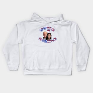 Biden and Harris Dumb and Dumber Comical Design Kids Hoodie